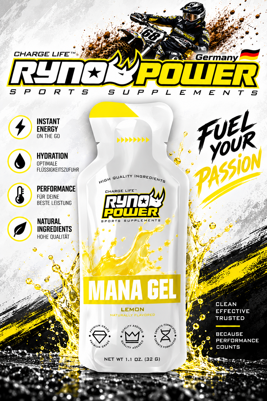 MANA Gel Performance Lemon