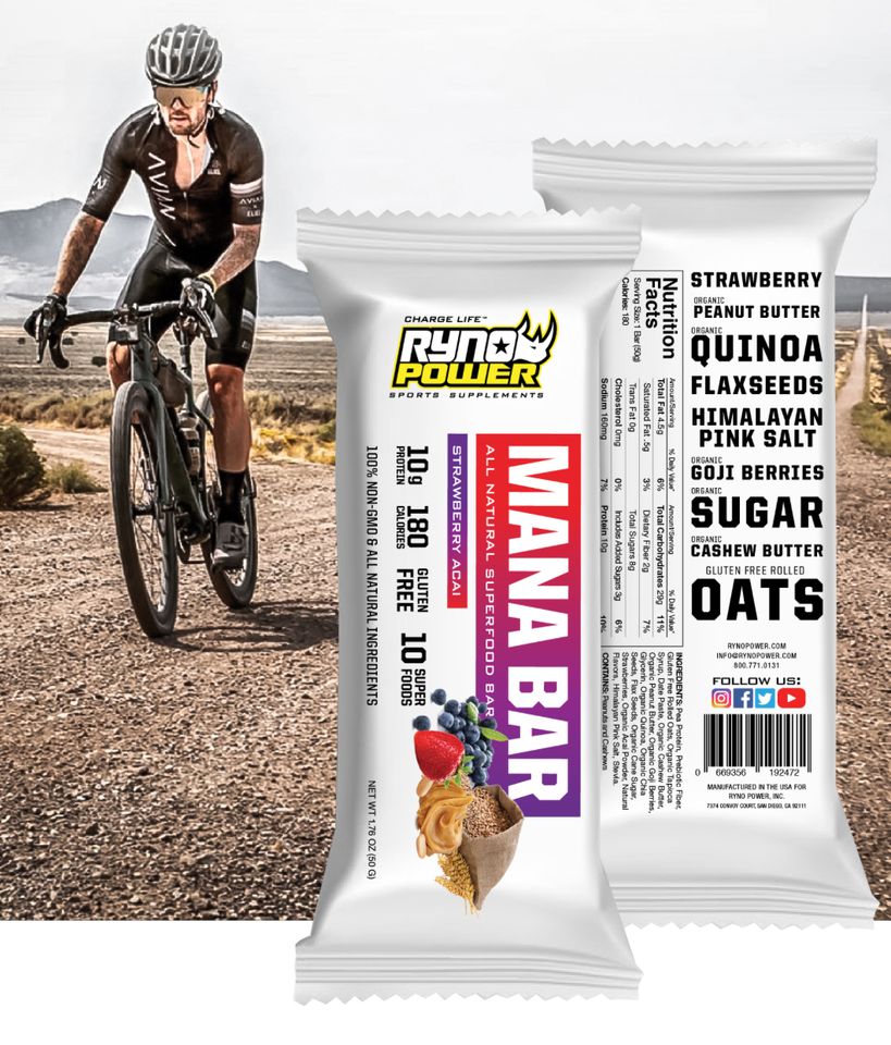 MANA BAR Proteinriegel Strawberry Acai