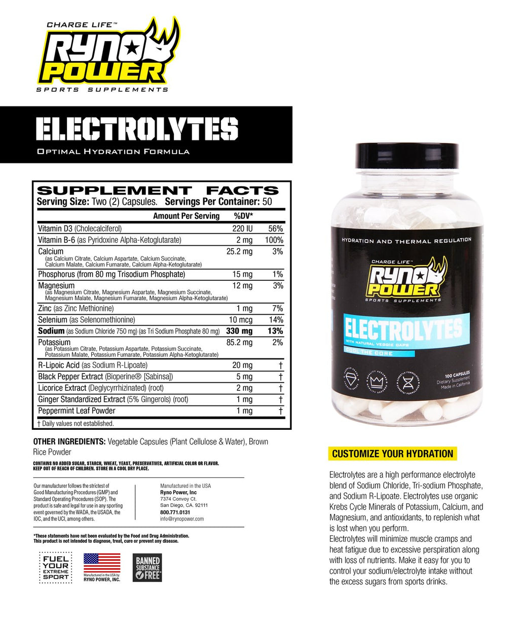 Carbo-Electrolyt MX Pack Rynopower