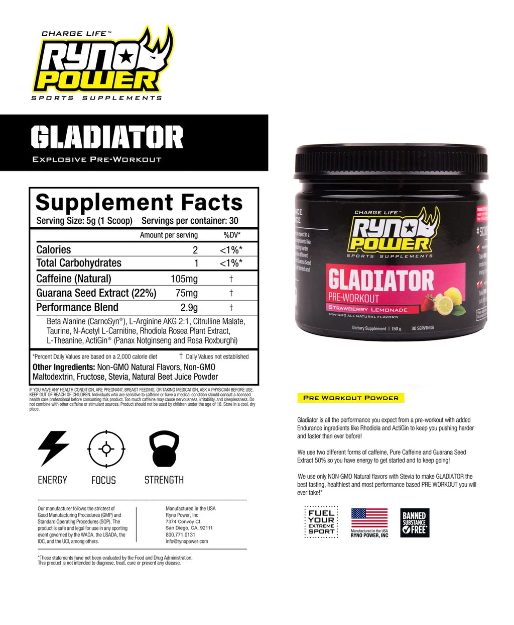 Gladiator MX Racing Pack Rynopower