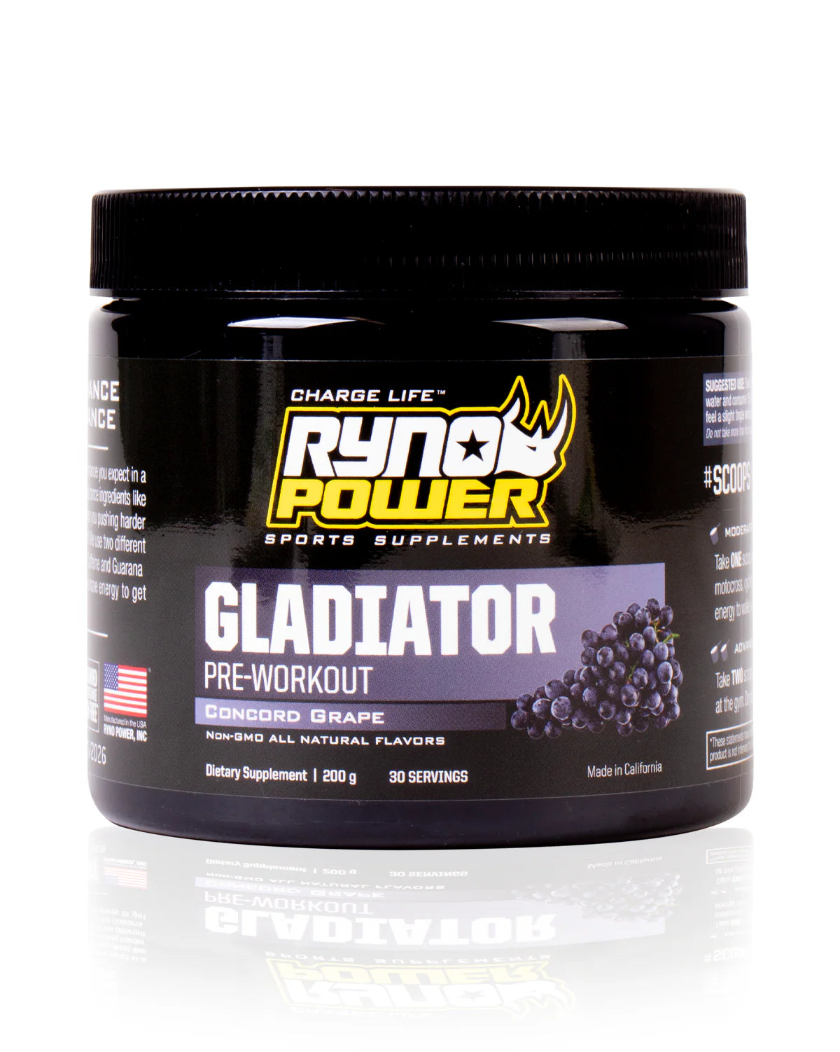 Gladiator Pre-Workout Concorde Grape