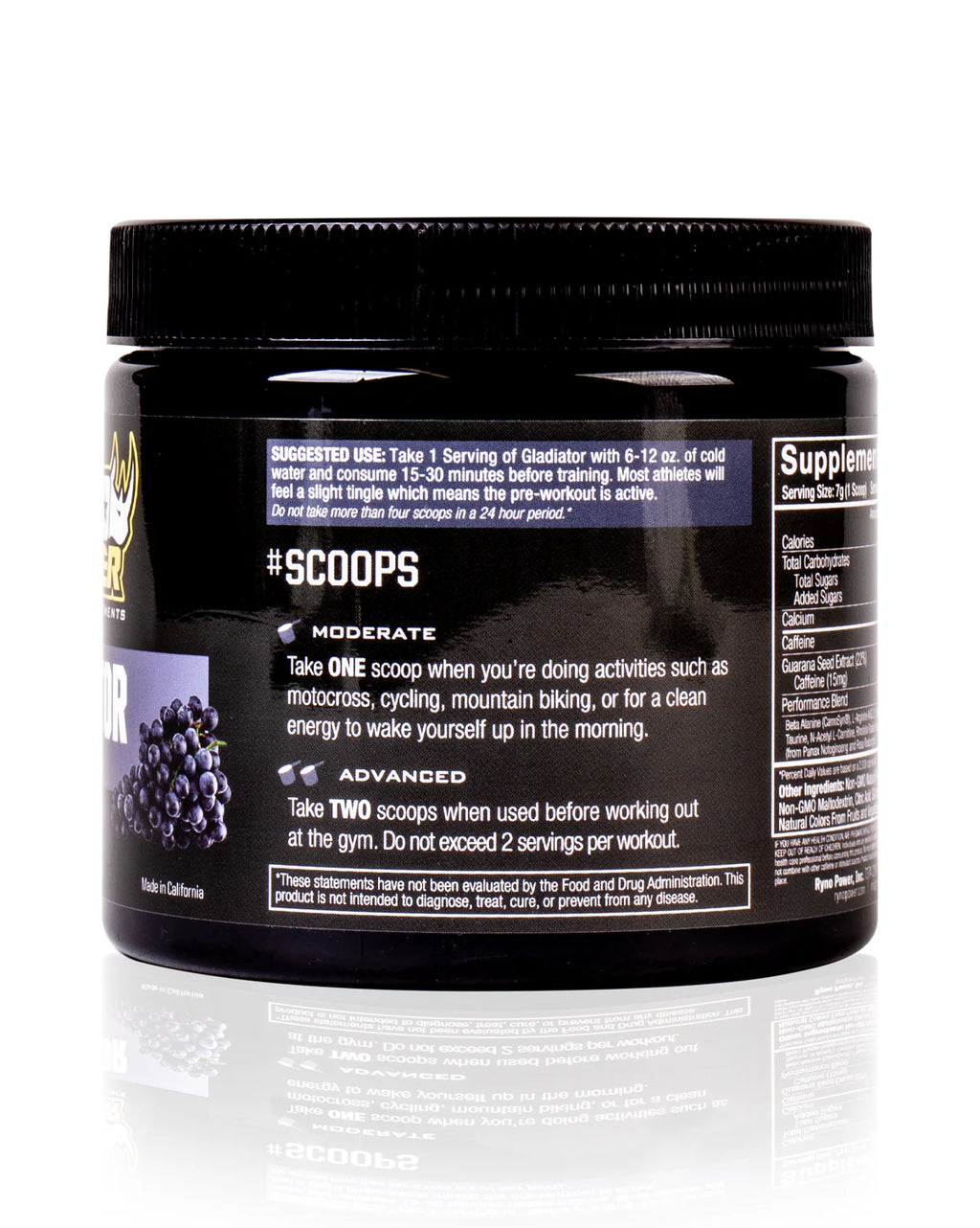 Gladiator Pre-Workout Concorde Grape