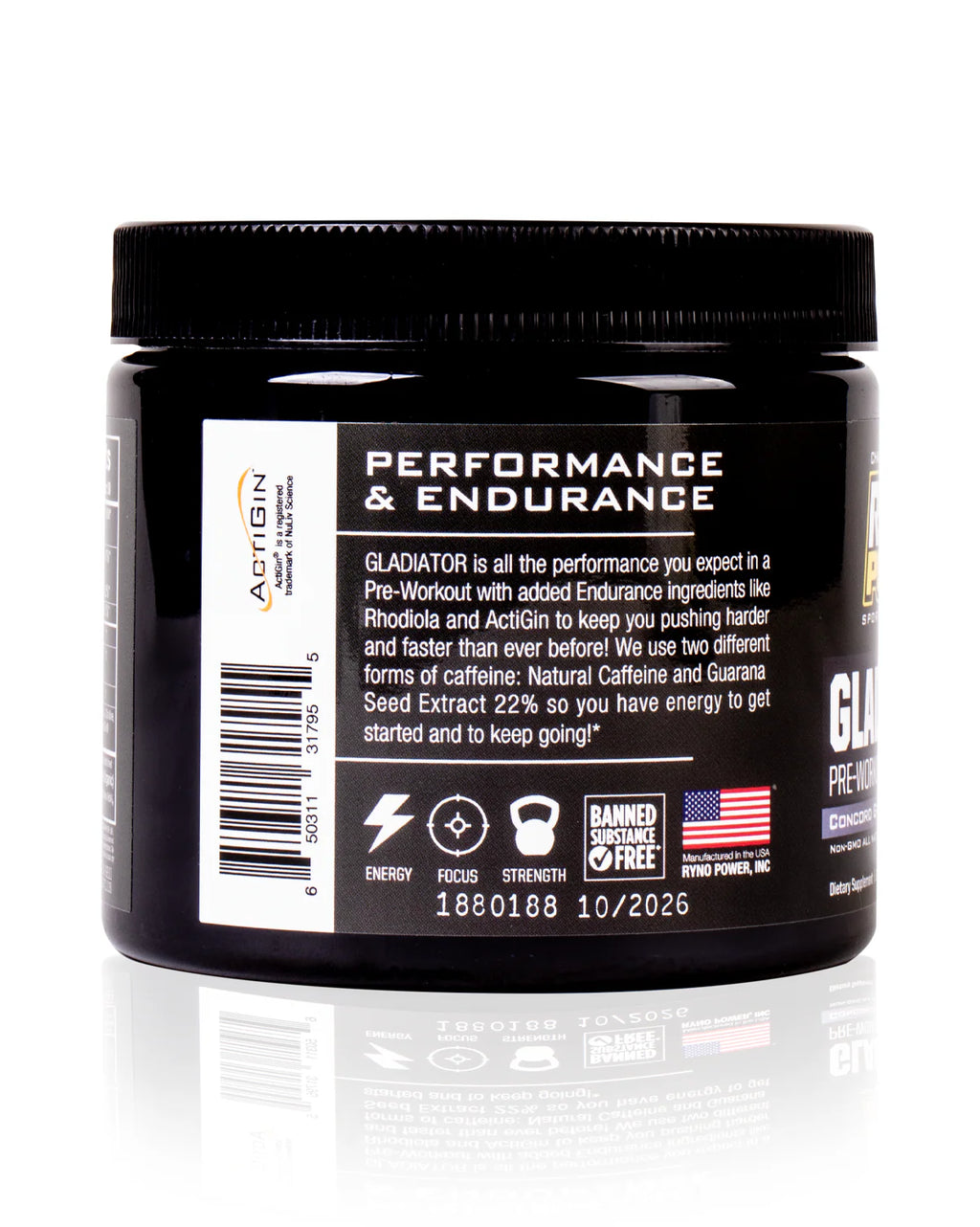 Gladiator Pre-Workout Concorde Grape