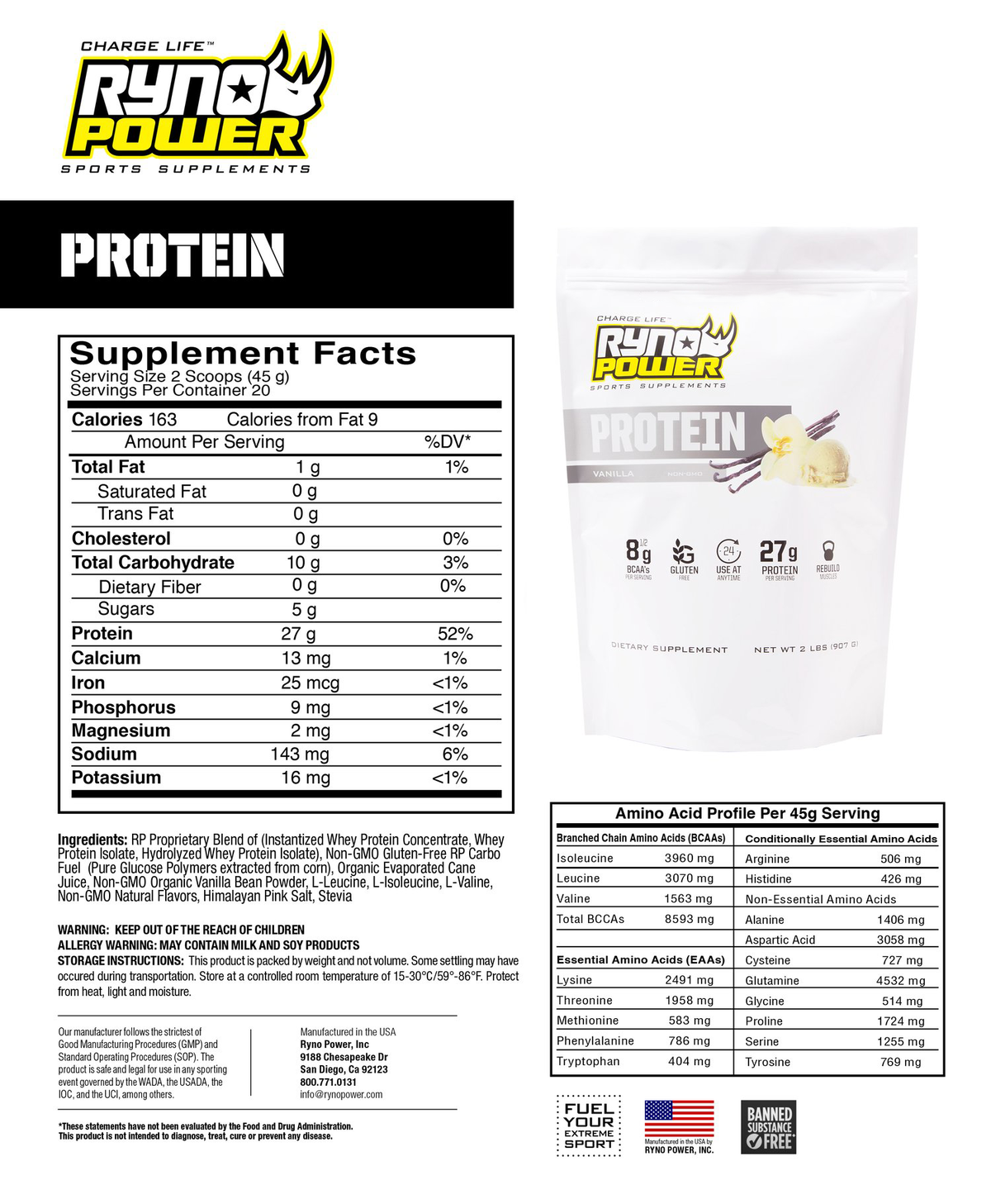 Body Builder Package Rynopower