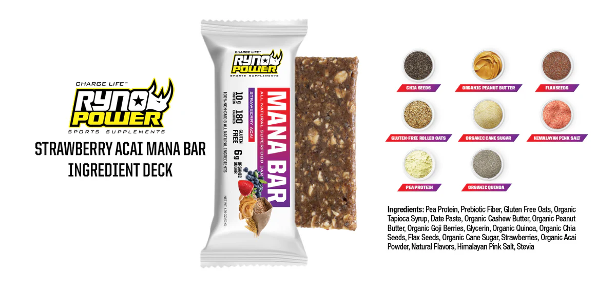 MANA BAR Proteinriegel Strawberry Acai