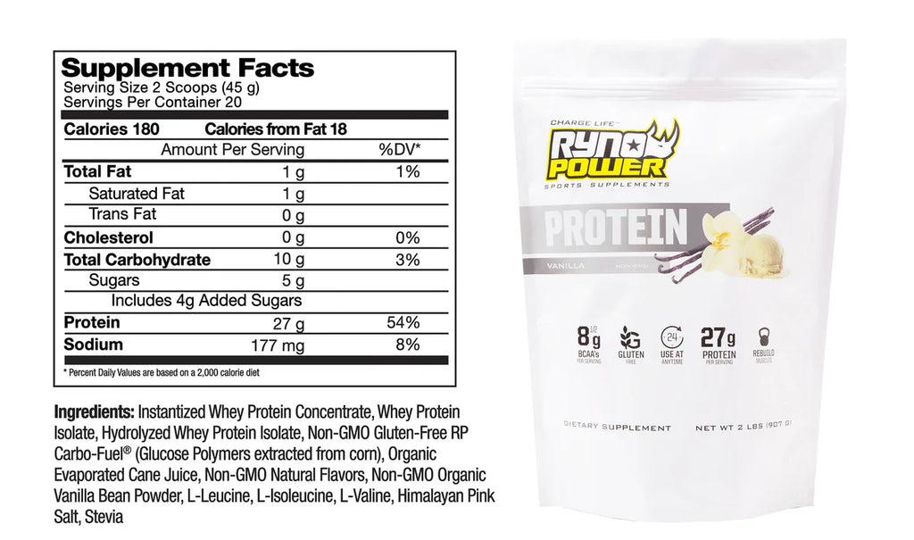 Premium Protein Rynopower Vanille