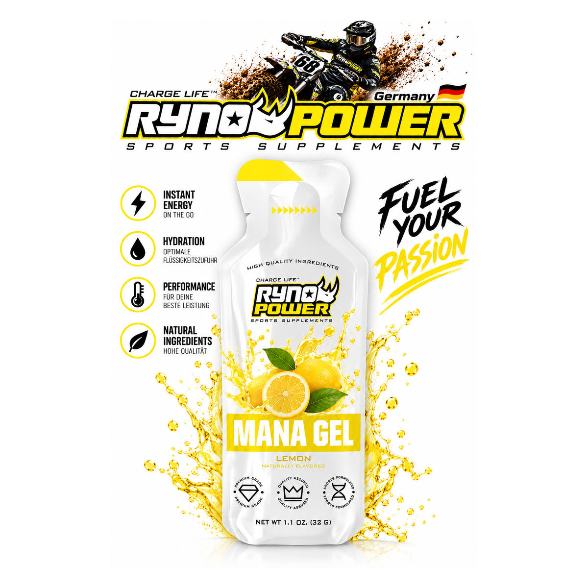 MANA Gel Performance Lemon