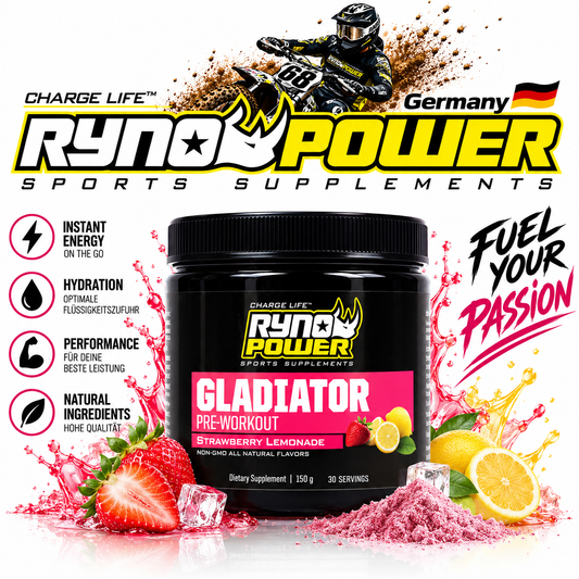 Gladiator Pre-Workout Strawbeery Lemonade